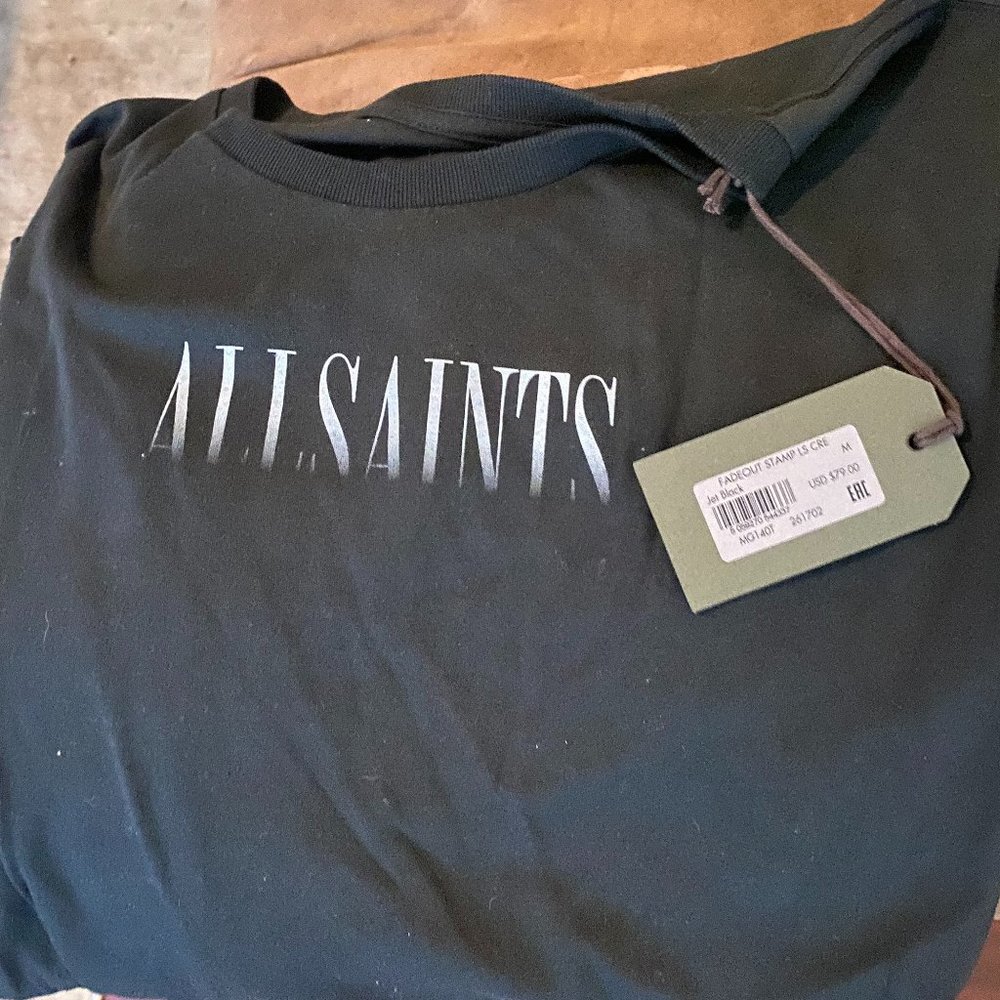 All Saints Logo Long Sleeve (Medium)